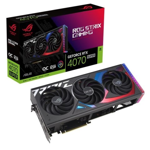 Karta graficzna ASUS ROG Strix GeForce RTX 4070 SUPER OC 12GB GAMING