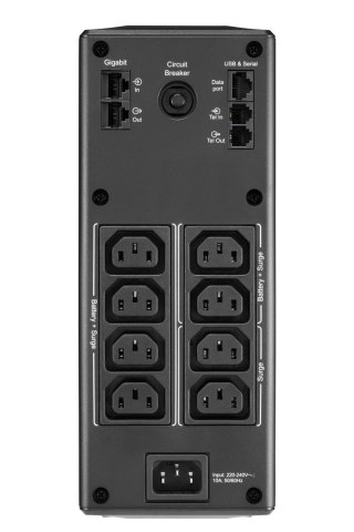 APC Back UPS Pro BR 1600VA, 8 Outlets, AVR, LCD Interface