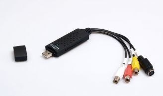 Kabel Media tech MT4169 (S-Video F - USB M; 0,20m; kolor czarny)