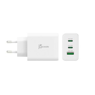 65W GAN USB-C 3-PORT CHARGER/EU WHITE