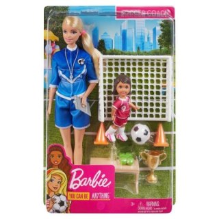 Barbie Trenerka piłki nożnej zestaw GLM47 p6 MATTEL