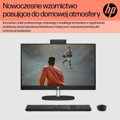 HP AIO 24-cr0005nw Ryzen 5 7520U 23.8"FHD AG IPS 8GB_DDR5 SSD512 Radeon 610M Win11 2Y Shell White