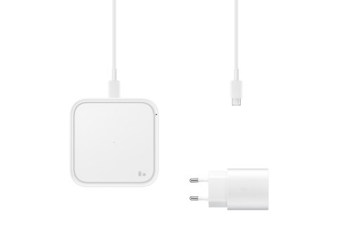 Samsung Wireless Charger Pad (with Travel Adapter) White (WYPRZEDAŻ)