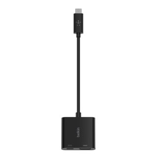 BELKIN ADAPTER USB-C TO HDMI + USB-C (60W PD) BLK