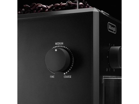 Młynek elektryczny do kawy DeLonghi KG 79 (110W; żarnowy; kolor czarny)