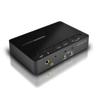 AXAGON ADA-71 Soundbox, Karta dźwiękowa USB 2.0, 7.1, SPDIF