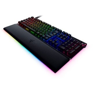 Razer | Opcyjna klawiatura do gier Huntsman V2 | Klawiatura do gier | Światło LED RGB | Stany Zjednoczone | Przewodowe | Czarny 