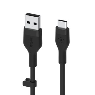 BELKIN KABEL USB USB-A - USB-C SILICONE 1M,CZARNY