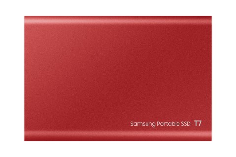 Dysk zewnętrzny SSD Samsung T7 (500GB; USB 3.2; czerwony; MU-PC500R/WW)