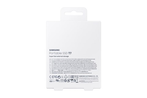 Dysk zewnętrzny SSD Samsung T7 (500GB; USB 3.2; czerwony; MU-PC500R/WW)