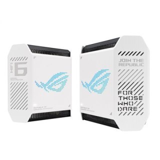 GT6(2PK) white ROG Rapture Wifi 6 802.11ax Tri-band Gigabit Gaming Mesh System