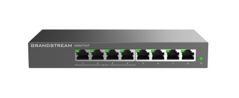 Grandstream GWN 7701P 8xGbE, 4xPOE niezarz przełącznik dzalny