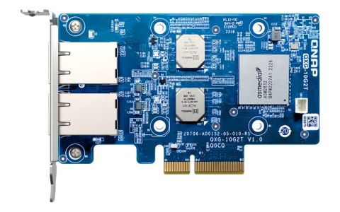 Qnap QXG-10G2T, 2x 10GbE, PCIe Gen3 x4, Low-profile