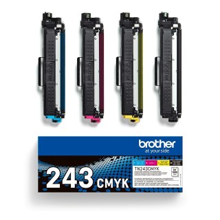 Toner Brother zestaw TN243CMYK=TN-243CMYK, 1000 str. (WYPRZEDAŻ)