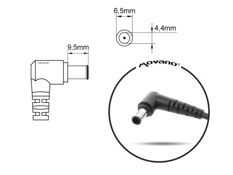 MITSU ZASILACZ 19.5V 4.7A (6.5X4.4 PIN) - SONY