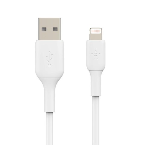 BELKIN KABEL PVC USB-A - LIGHTNING 3M, BIAŁY