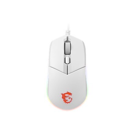 MOUSE USB OPTICAL GAMING/CLUTCH GM11 WHITE MSI